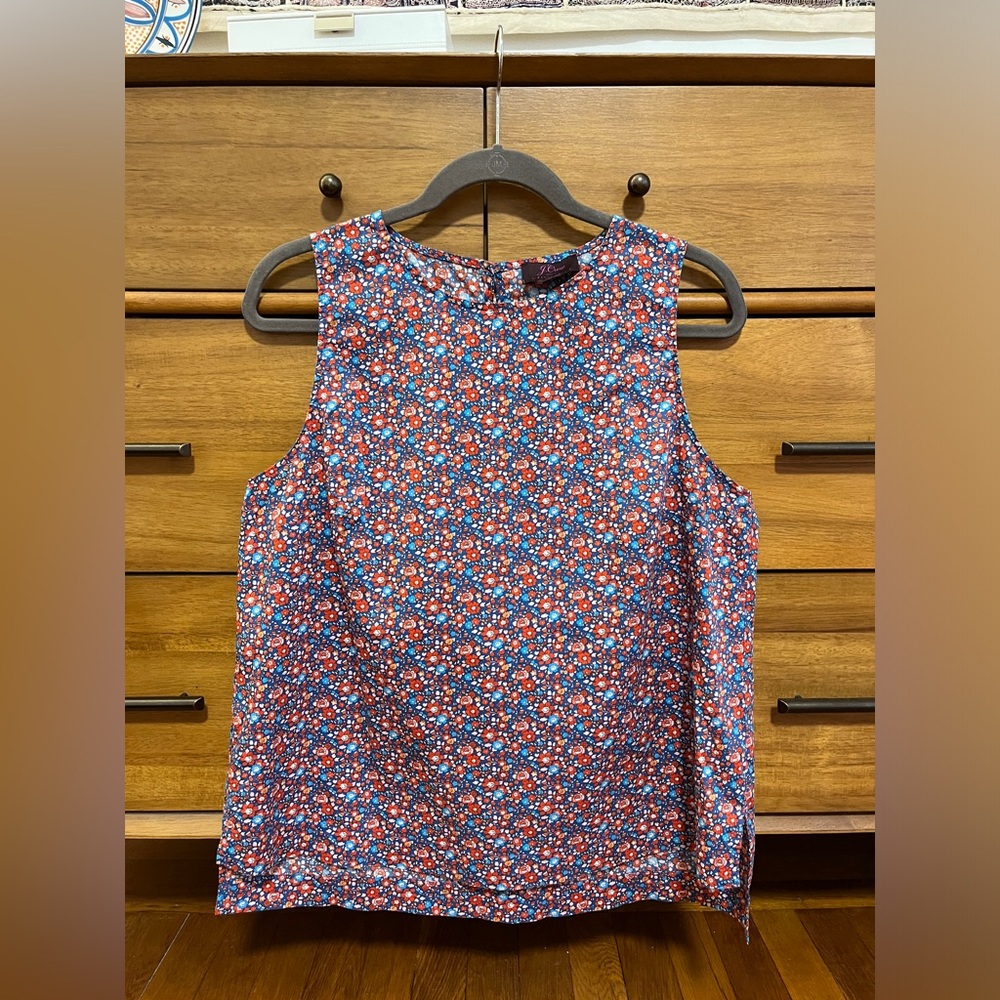 J. Crew Sleeveless tank in Liberty® Betsy Ann Floral